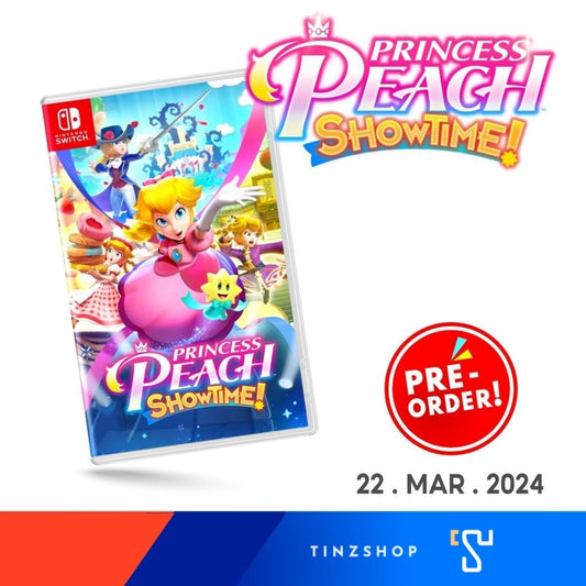 [Pre Order 22 Mar.] Nintendo Switch Game Princess Peach Showtime Zone Asia / English เกมนินเทนโด้ เจ้าหญิงพีซ