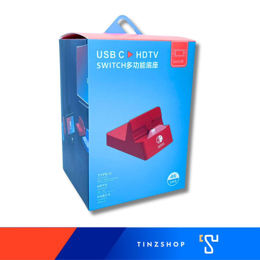 SwitchGo Mini Dock USB C Type-C 3 ช่อง เป็น 4K HDMI PD 100W USB สําหรับ Nintendo Switch / มินิด็อคแบบพกพา