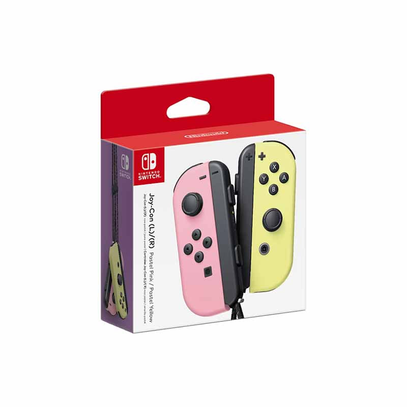 [สินค้าใหม่พร้อมส่ง] Nintendo Joy Con (L)/(R) Pastel Pink / Pastel Yellow จอยคอนสีพาสเทล ของแท้จากนินเทนโด้ ชมพู-เหลือง