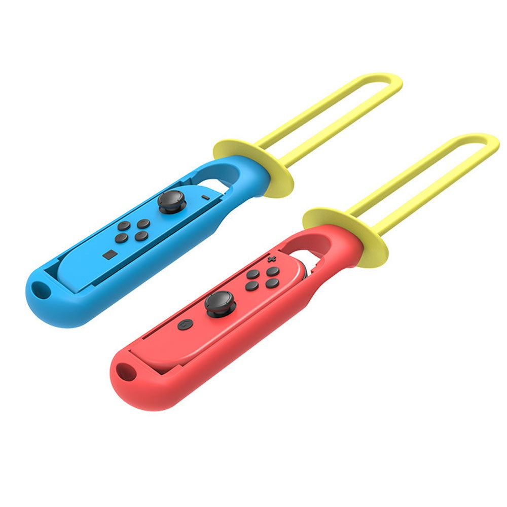 Iplay HBS-432 Red And Blue 2 PCS Gamepad Fencing Grip Switch Sports Controller Grip For Nintendo Switch Joy-Con