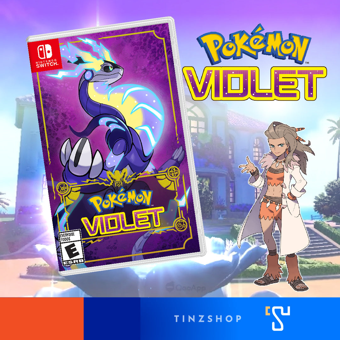 Nintendo Switch Game Pokemon Violet  แผ่นเกม โปเกมอน ไวโอเลต