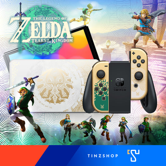 [Synnex] Nintendo Switch OLED [ The Legend of Zelda Tears of the Kingdom Edition ] เครื่องเล่นเกมนินเทนโดสวิทซ์ รุ่น OLED ลายเซลด้า เทียร์ส ออฟ เดอะ คิงดอม