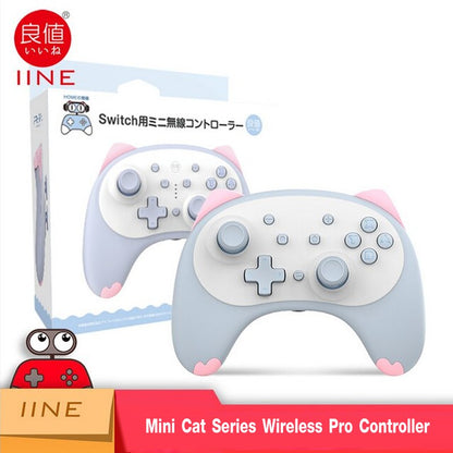 IINE L415/416/500 Mini Cat Series Wireless Pro Controller for Nintendo Switch/Lite จอยเหมียว