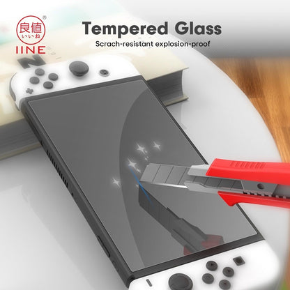 IINE L559 HD Tempered Glass for Nintendo Switch OLED / ฟิล์มกันรอยกระจก สำหรับรุ่น OLED