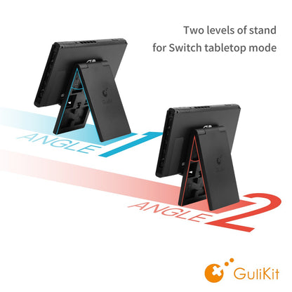 GuliKit Switch Stand NS21 Switch Stand and Storage 8 Game Cards, 2 MicroSD