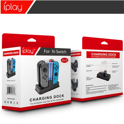 iPlay HBS-115 Charging Stand Dock for Joy-con or 2 Switch Pro Controller แท่นชาร์จจอยคอน,จอยโปร