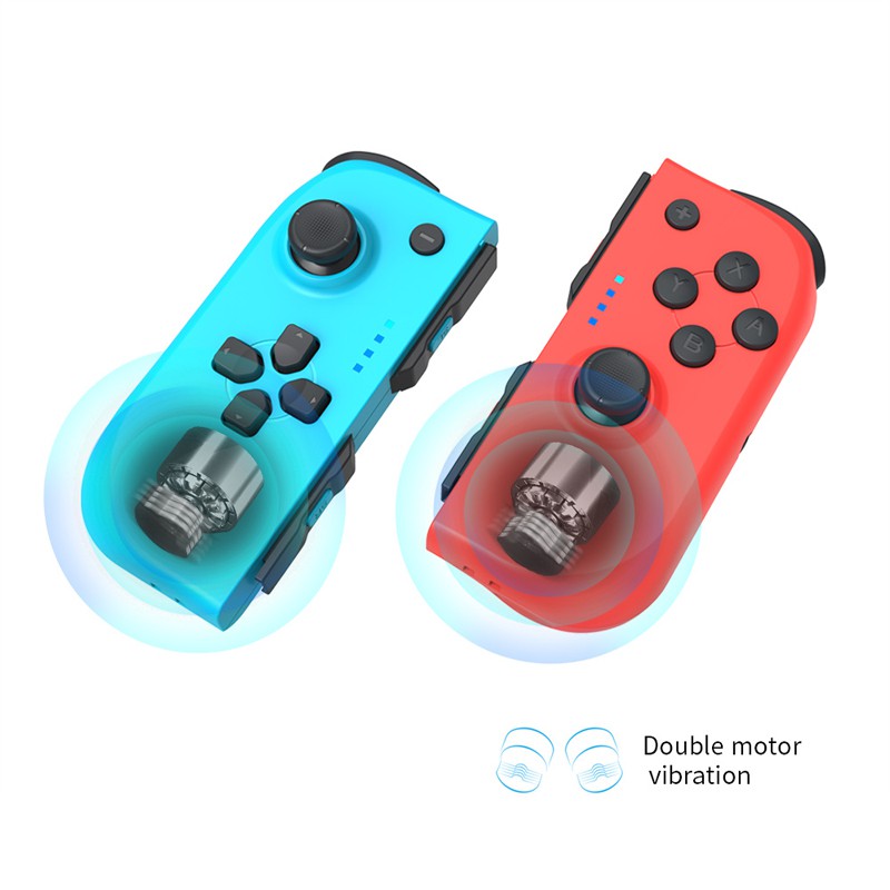 [จอยคอน ขายดี] DOBE TNS-0163 Joy-con Double Motor Vibration Joy Pad for Nintendo Switch  จอยคอน แบบสั่น ทนทาน