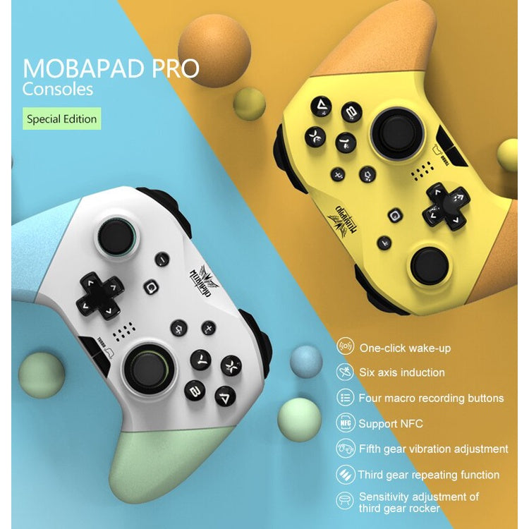MOBAPAD Pro M267 M277D Wireless Bluetooth Controller Joystick NFC Turbo Vibration Gamepad Nintendo Switch PC Android