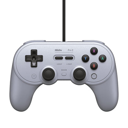𝟴𝗕𝗶𝘁𝗗𝗼 Pro 2 Wired gamepad Controller for Switch and Windows (Gray Edition) แบบมีสาย 8BitDo