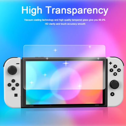 DOBE TNS-1156 Tempered Glass Screen Protector Anti-fingerprint for Nintendo Switch OLED