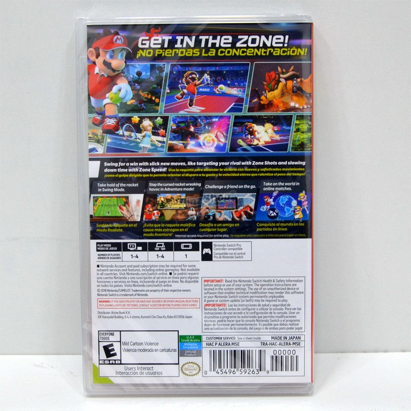 Nintendo Switch Game Mario Tennis Aces Zone US Asia/ English