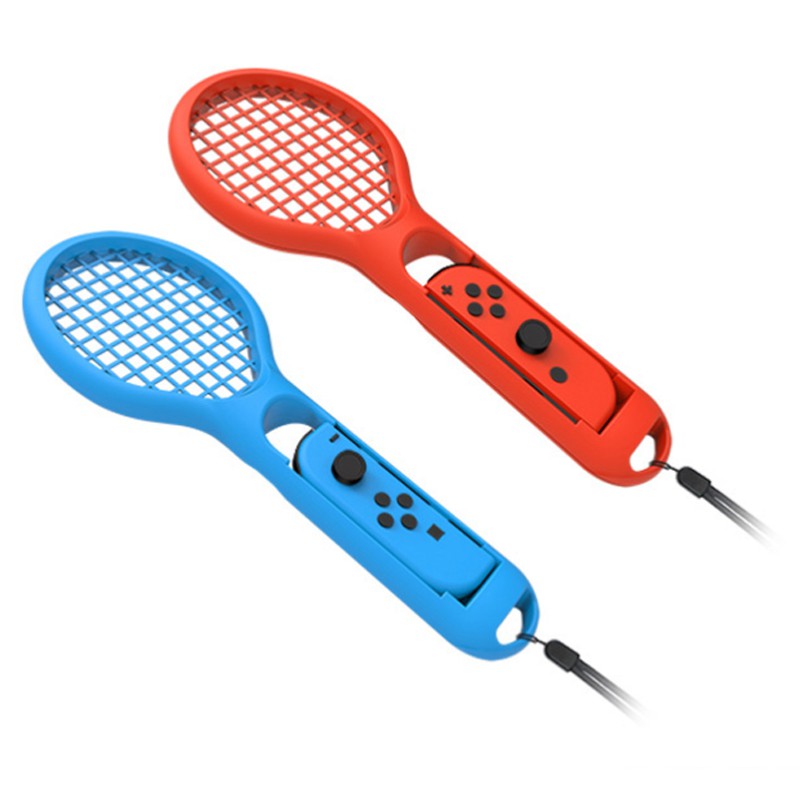 DOBE TNS-1843 Tennis Racket for Nintendo Switch Neon Joy-Conจอยตีเทนนิสใช้กับจอยคอน(1กล่อง=2 ชิ้น)