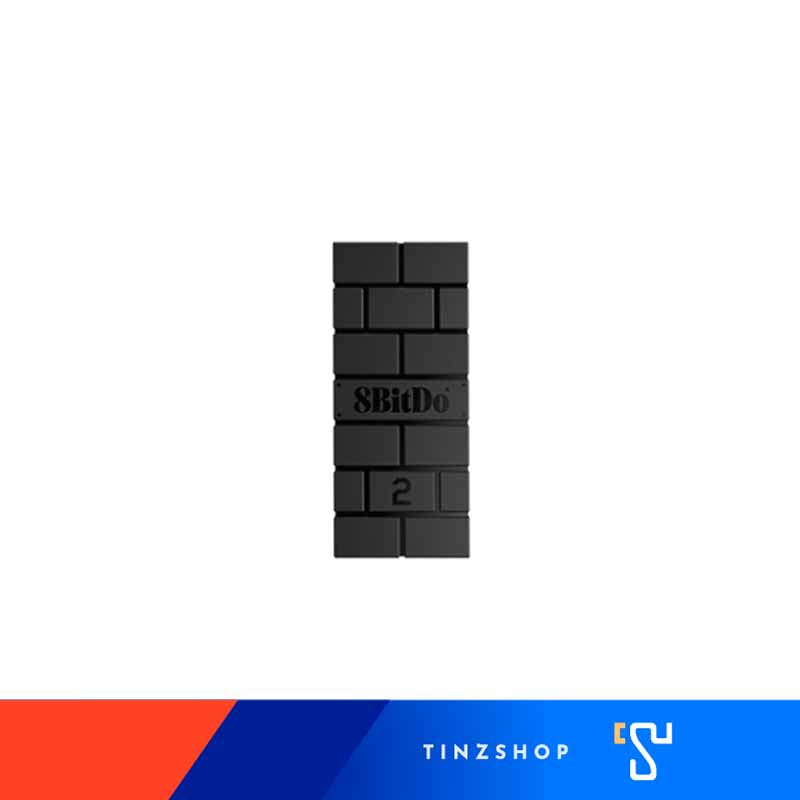 [ ก้อนอิฐสีดำ V.2 ] 8Bitdo USB Wireless Adapter nintendo Switch OLED ใช้งานกับจอยไร้สาย  XBox , WiiU , PS4 , PS5