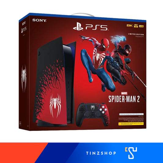 [ศูนย์ไทย พร้อมจัดส่ง] เครื่องเล่นเกม PS5 PlayStation5 Marvel’s Spider-Man 2 Limited Edition Bundle