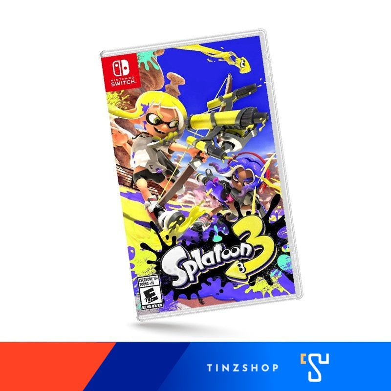 [พร้อมจัดส่ง] Nintendo Switch Game Splatoon 3 Nintendo Switch Zone Asia/English เกมนินเทนโด้ สปาตูน3