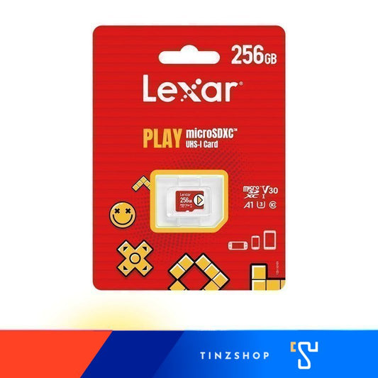 Lexar 256GB PLAY microSDXC UHS-I Memory Card Class 10 150MB/s LMSPLAY256G-BNNNC : 843367121823