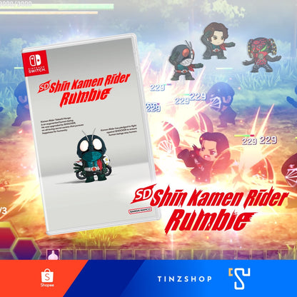 Nintendo Switch Game : SD Shin Kamen Rider Rumble : Zone Asia / English เกมนินเทนโด้ เกม คาเมน ไรเดอร์