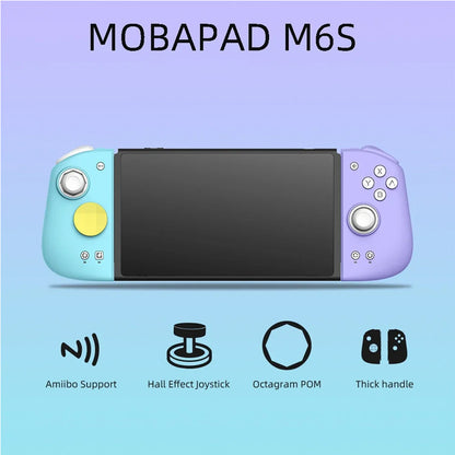 [ สินค้าพร้อมส่ง ] Mobapad Gemini M6S Controller for Nintendo Switch Joypad NFC Hall Effect Vibration