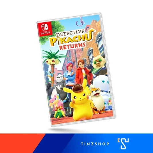 [เกมใหม่ พร้อมส่ง] Nintendo Switch Game Detective Pikachu Returns / Zone Asia ภาษาอังกฤษ เกมปิกาจู ภาคใหม่