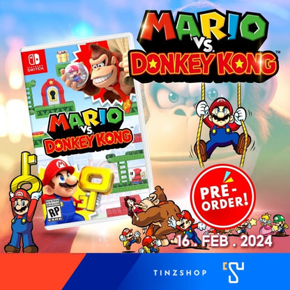 Nintendo Switch Game Mario vs Donkey Kong / Zone Asia (English ) / แผ่นเกม นินเทนโด้