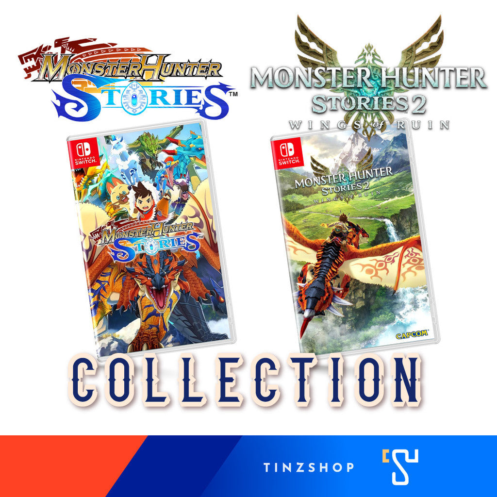 [ เกมใหม่พร้อมส่ง ] Nintendo Switch Game Monster Hunter Stories Collection 1+2 / Zone Asia เกมนินเทนโด้