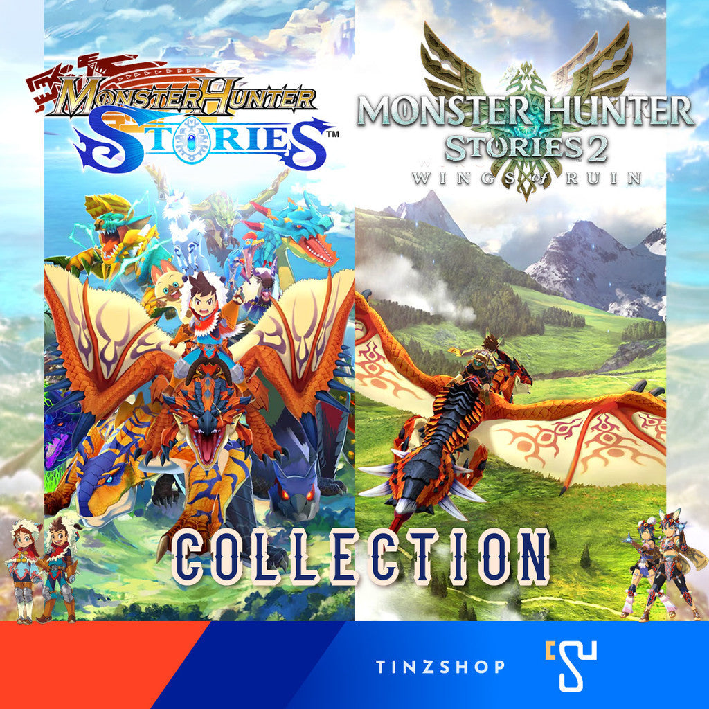 [ เกมใหม่พร้อมส่ง ] Nintendo Switch Game Monster Hunter Stories Collection 1+2 / Zone Asia เกมนินเทนโด้