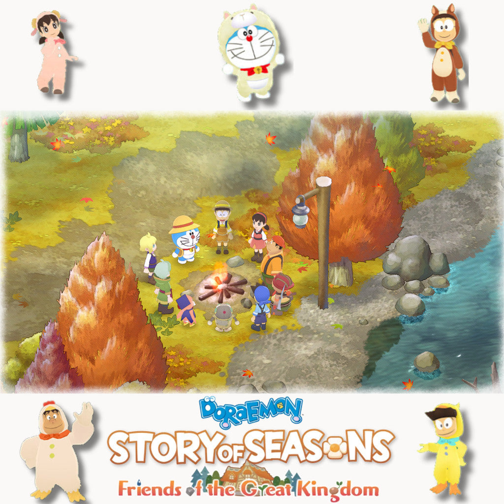 Nintendo Switch Game Doraemon Story Of Seasons Friends of the Great Kingdom ( ปกญี่ปุ่น / ซับไทย )