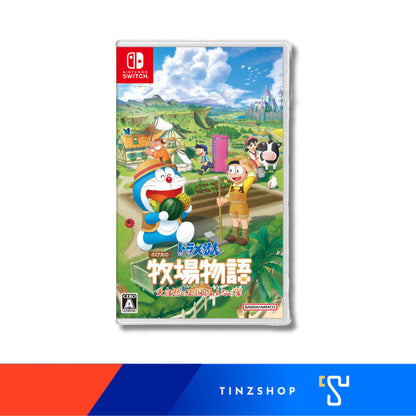 Nintendo Switch Game Doraemon Story Of Seasons Friends of the Great Kingdom ( ปกญี่ปุ่น / ซับไทย )