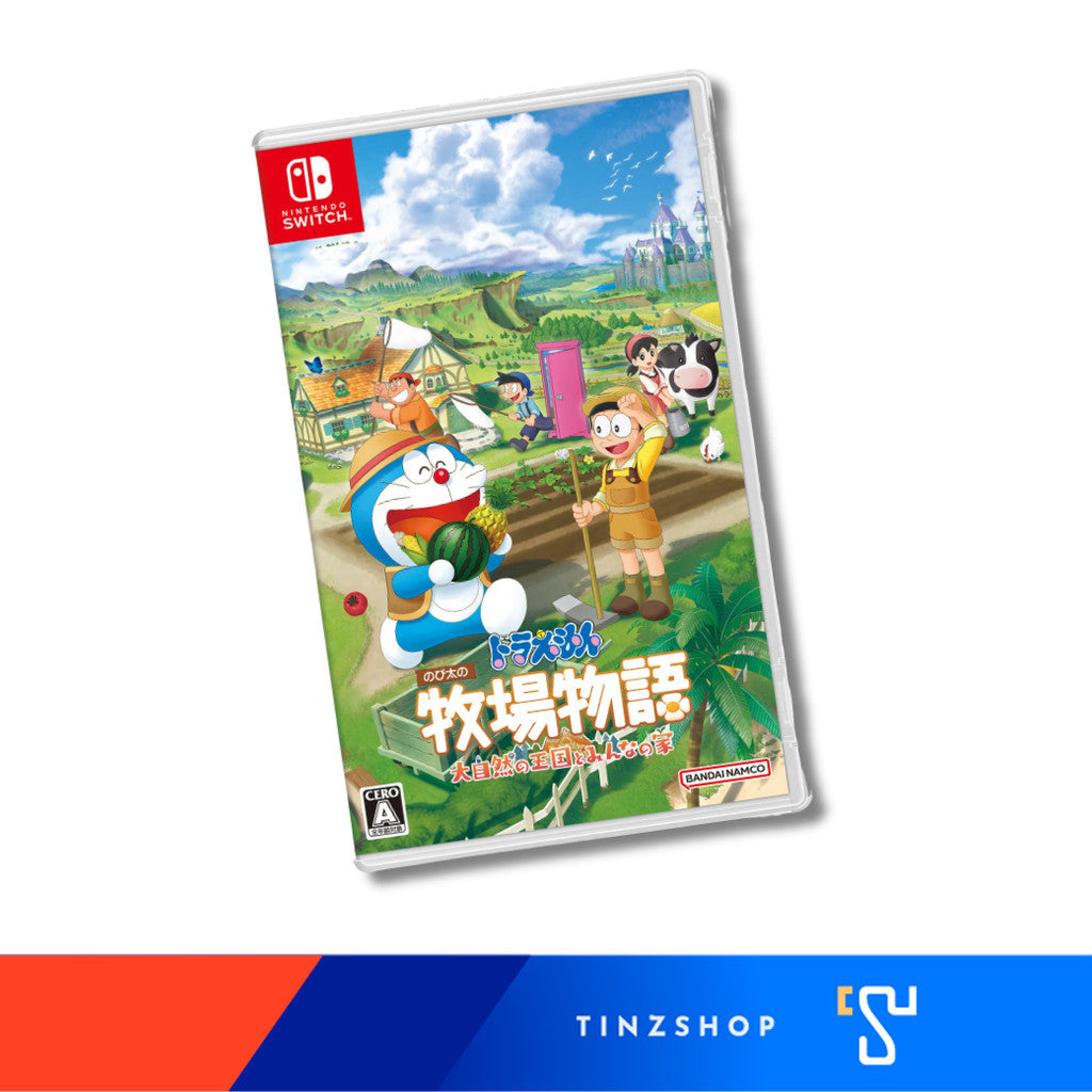 Nintendo Switch Game Doraemon Story Of Seasons Friends of the Great Kingdom ( ปกญี่ปุ่น / ซับไทย )