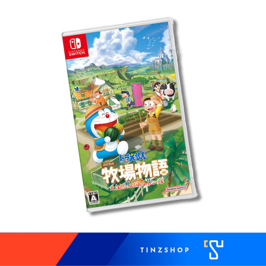 Nintendo Switch Game Doraemon Story Of Seasons Friends of the Great Kingdom ( ปกญี่ปุ่น / ซับไทย )