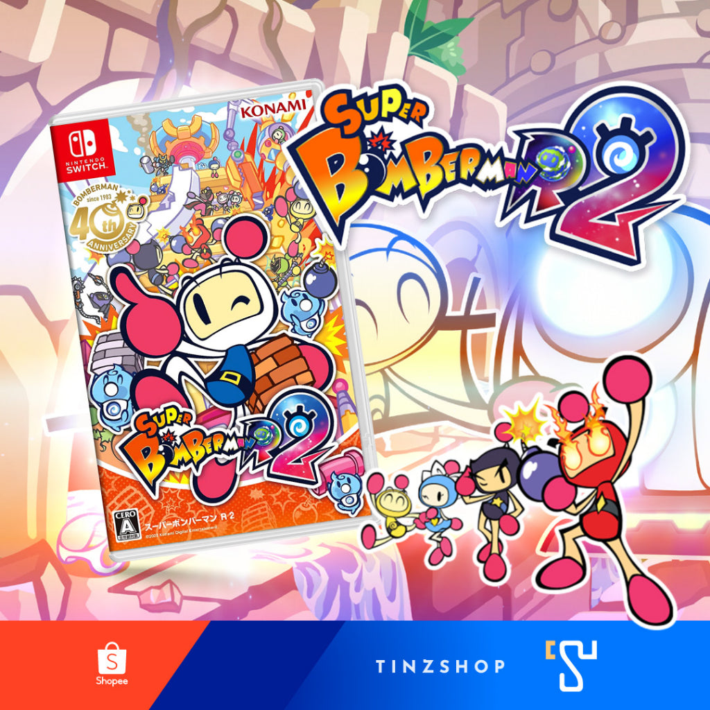 Nintendo Switch Game Super Bomberman R 2 Zone Asia / ปกจีน