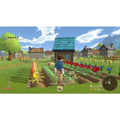 [เกมใหม่พร้อมส่ง] Nintendo Switch Game : Harvest Moon The Winds of Anthos / Zone US/US + สติ๊กเกอร์ 1 แผ่น