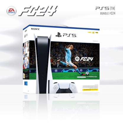 [ศูนย์ไทย] เครื่องเล่นเกม PS5 PlayStation5 Console EA Sports FC 24 Bundle พร้อมโค้ดดาวน์โหลดเกม FC24