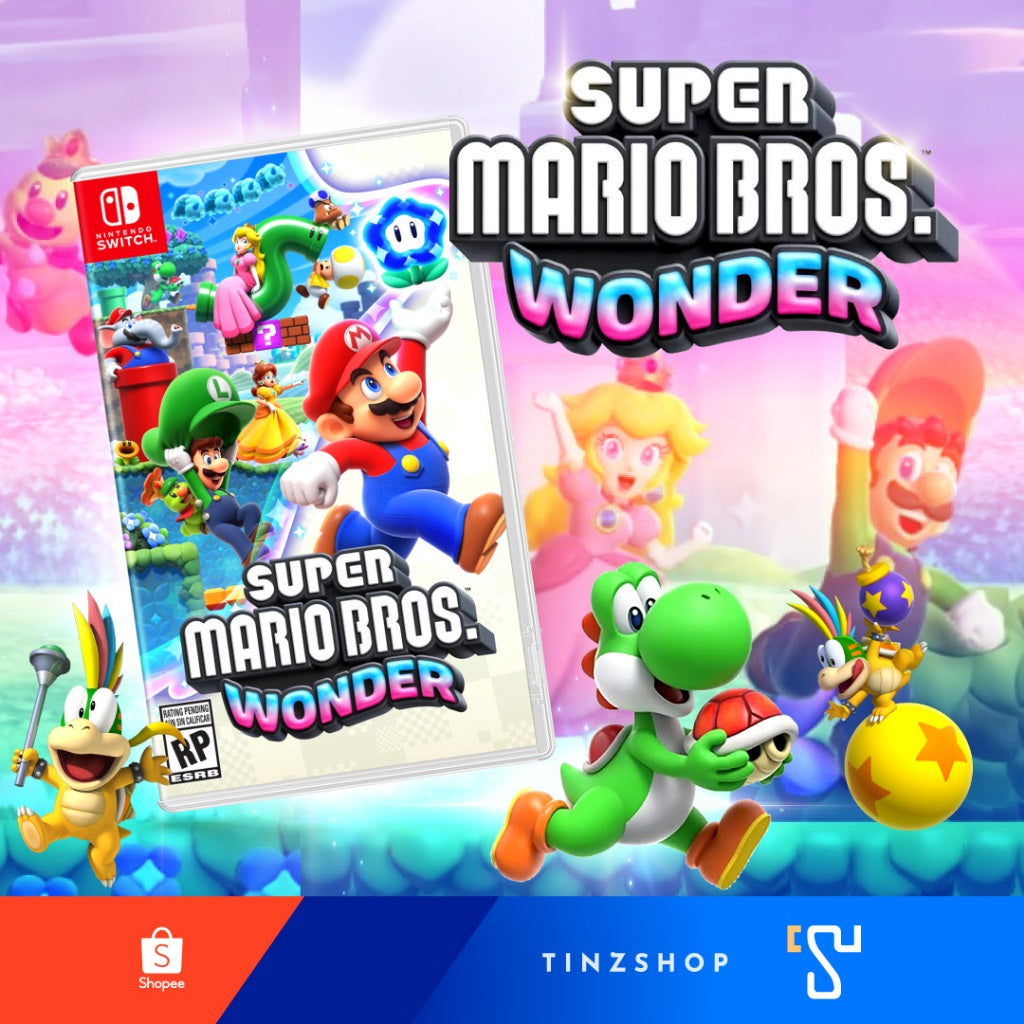 [เกมใหม่ พร้อมส่ง] Nintendo Switch Game Super Mario Bros. Wonder / Mario Wonder Zone Asia / English