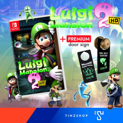 [เกมใหม่ พร้อมส่ง] Tinzshop Nintendo Switch Game Luigi's Mansion 2 HD /Zone Asia English / เกมลุยจิแมนชั่น2