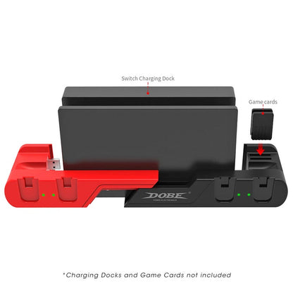 DOBE TNS-0122 6 IN 1 Charging Dock for NINTENDO SWITCH และ Nintendo Switch OLED  (แท่นชาร์จ 6 IN 1)