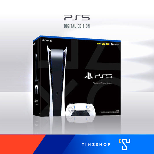 [ศูนย์ไทย พร้อมจัดส่ง] เครื่องเล่นเกม PS5 Sony PlayStation 5 Console Digital Edition ประกันศูนย์โซนี่ไทย