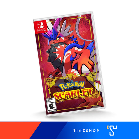 Nintendo Switch Pokemon Scarlet Zone Asia /English แผ่นเกม โปเกมอน ภาค สกาเล็ต