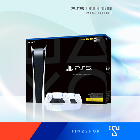 [ศูนย์ไทย พร้อมจัดส่ง] เครื่องเล่นเกม PS5 Sony PlayStation 5 Console Digital Two DualSense Bundle ประกันศูนย์โซนี่ไทย