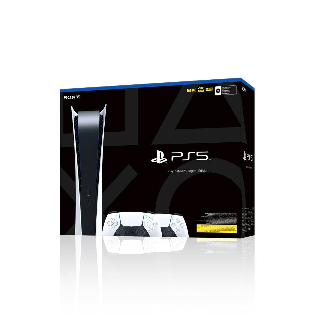 [ศูนย์ไทย] เครื่องเล่นเกม Sony PlayStation 5 PS5 Console [ Digital Edition] [Two DualSense ]