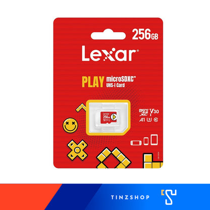 Lexar® 256GB PLAY microSDXC™ UHS-I Memory Card Class 10 150MB/s LMSPLAY256G-BNNNC : 843367121823