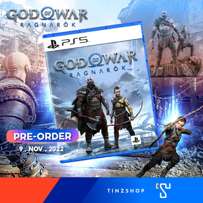 PlayStation5  PS5 Game : God of War Ragnarok  Asia Version แผ่นเกม PS5 ก๊อตออฟวอร์ แร็กนารอค จำหน่าย 9 พ.ย.65