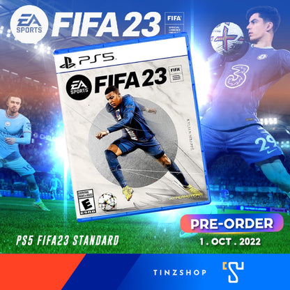 [พร้อมจัดส่ง] PlayStation5 Game : PS5 FIFA 23 Standard Edition Zone Asia/ English เกมฟีฟ่า 2023 PS5 โซนเอเซีย ภาษาอังกฤษ