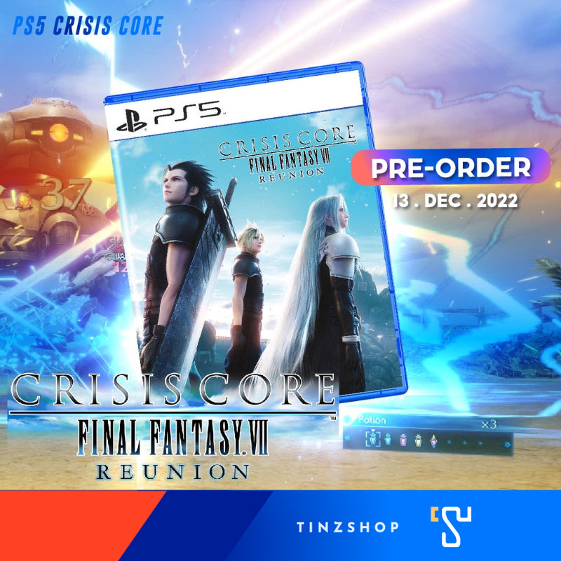 PlayStation5 PS5 Game : Crisis Core Final Fantasy VII Reunion/ เกม เพลย์สเตชั่น5 ไครซิส คอร์