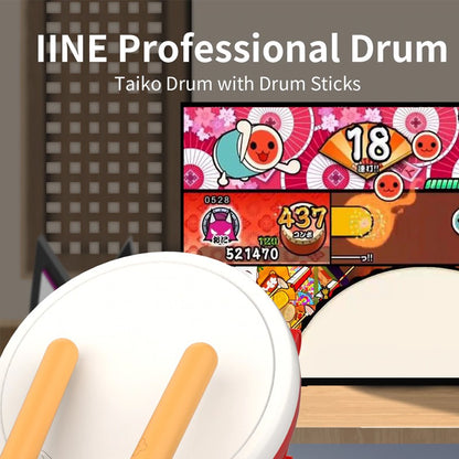 IINE L192 L242 Taiko Drum Master for NintendoSwitch กลอง ยี่ห้อ iine สำหรับเล่นเกมตีกลอง Taiko