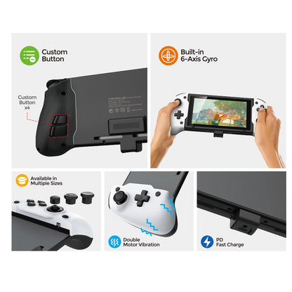 DOBE Handle Grip For Nintendo SWITCH OLED Gamepad (กริปสำหรับรุ่นOLED)