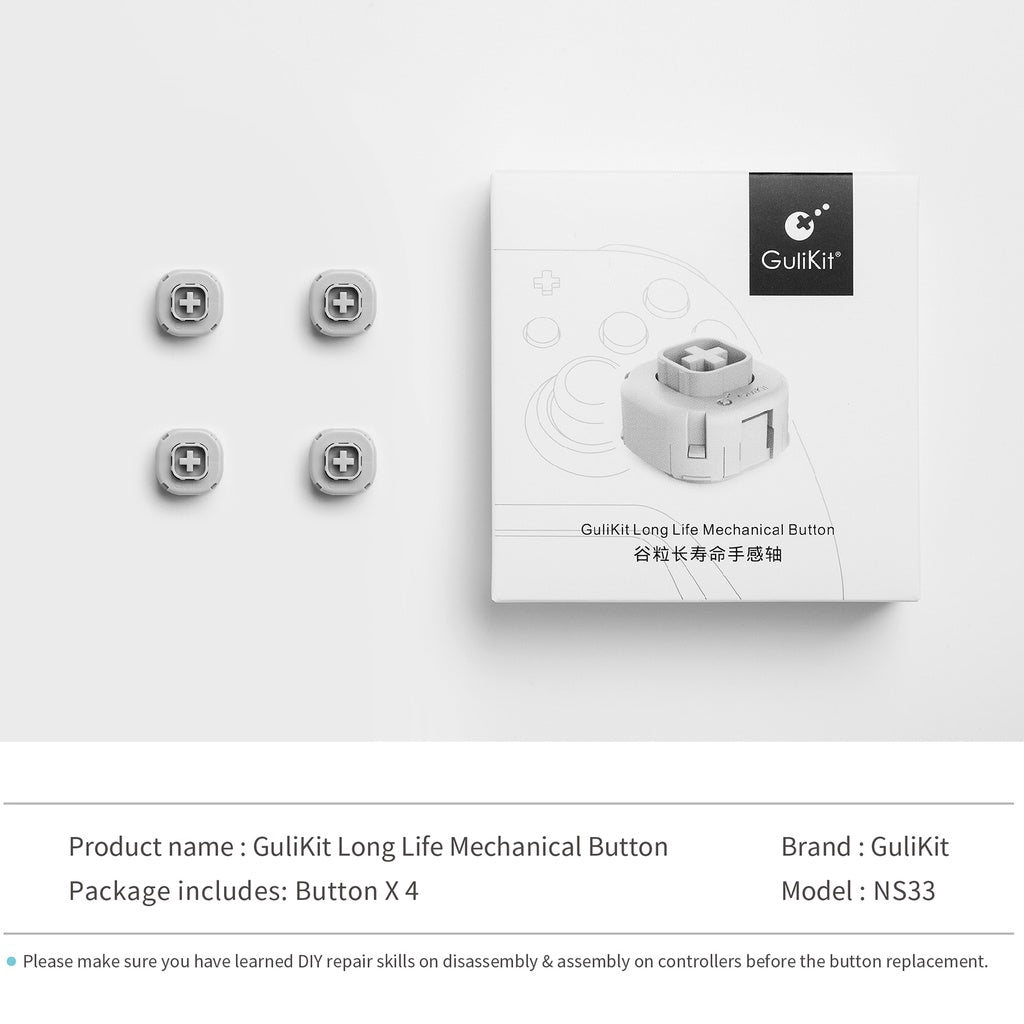 GuliKit NS33 Long Life Mechanical Button for Gulikit Kingkong 2 Pro Game Controller Joystick Repair Replacement