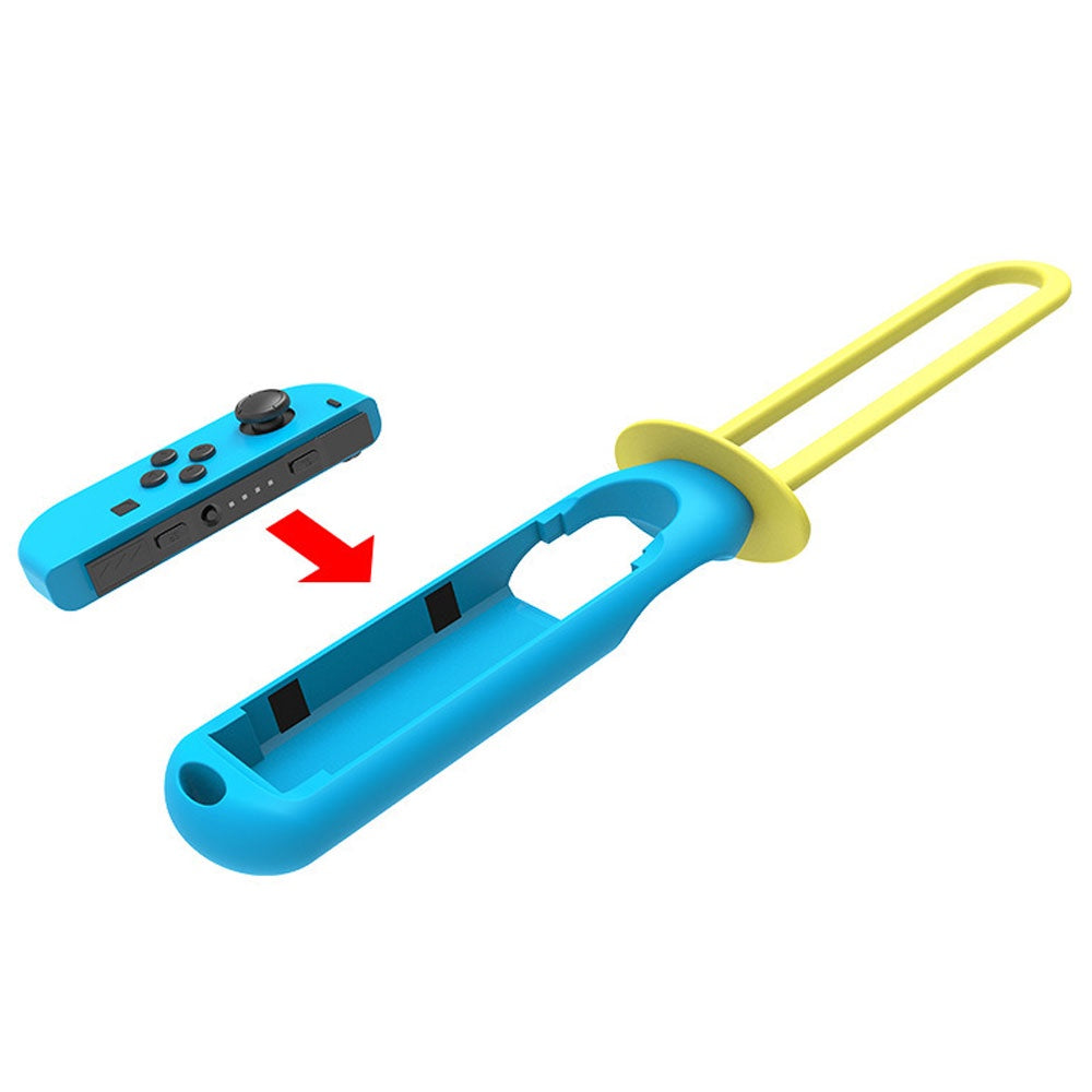 Iplay HBS-432 Red And Blue 2 PCS Gamepad Fencing Grip Switch Sports Controller Grip For Nintendo Switch Joy-Con