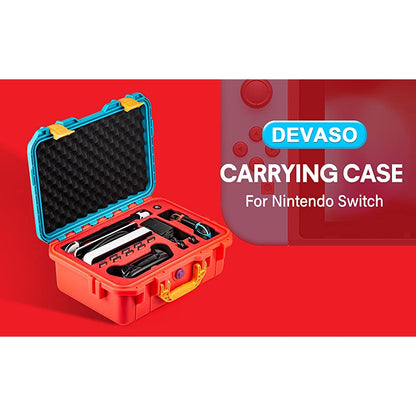 [แถมสายสะพาย] Devaso Hardbox Carrying Travel Case for Nintendo Switch กล่องเก็บนินเทนโดสวิทช์ แข็งแรง กันน้ำ กันกระแทก