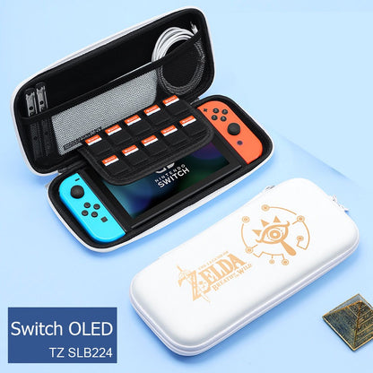 TZ Faverite Games Airfoam Pouch Bag Storage Travel Case กระเป๋าแอร์โฟมลายเกมดัง สำหรับ Nintendo Switch OLED (งานเทียบ)